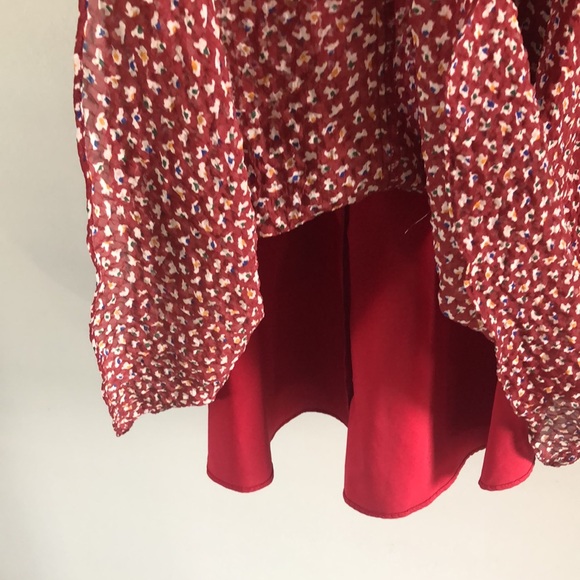 EUC Madewell Textured Micro Floral Printed Lined Sleeves Size 2 Mini Dress - Picture 9 of 16